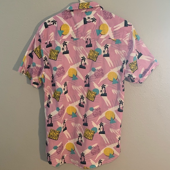 Vintage Button Front Shirt 🌴 Size Large - Picture 2 of 5